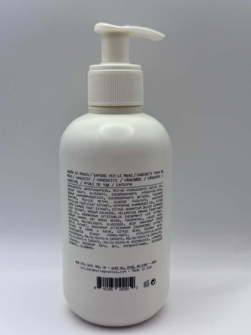 LE LABO Hand Soap Hinoki 8.5oz/250ml Authentic - Picture 3 of 4
